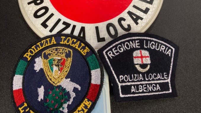 Insegne della Polizia locale di Albenga