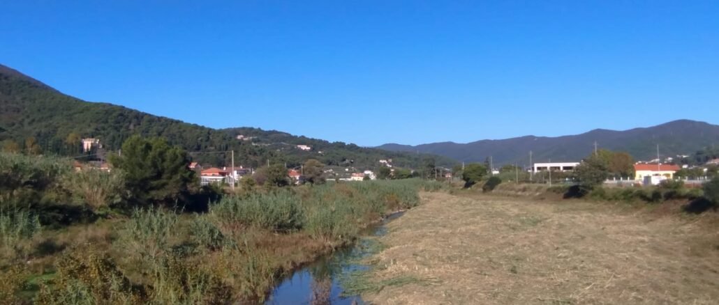 pulizia del torrente Merula e dei rii di Andora